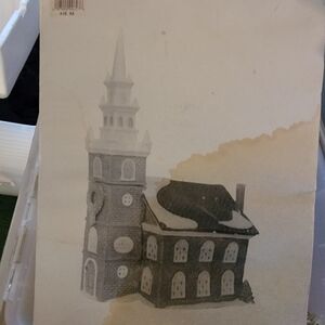 Heritage village collection ceramic church